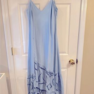 ELMA Beachy 🏝️ Eyelette dress Medium, by ViX Paula Hermanny ~light blue~